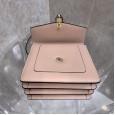 BVLGARI-Light gold plated snakehead buckle Handbag Pink (20cmx16cmx9cm)